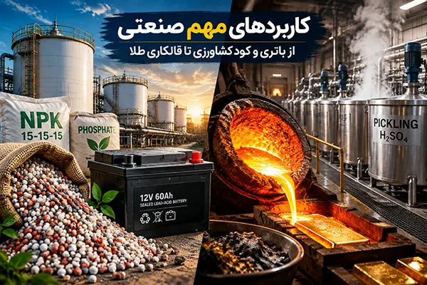 تفاوت کاربرد اسید سولفوریک و اسید نیتریک در صنایع